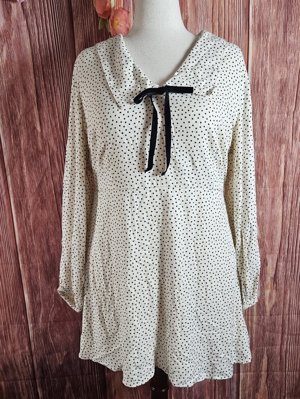 Old Navy Polka Dot Fit And Flare Mini Dress Size XL